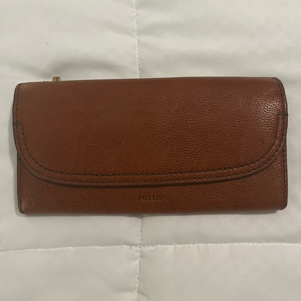 Fossil Tan Leather Women's Wallet